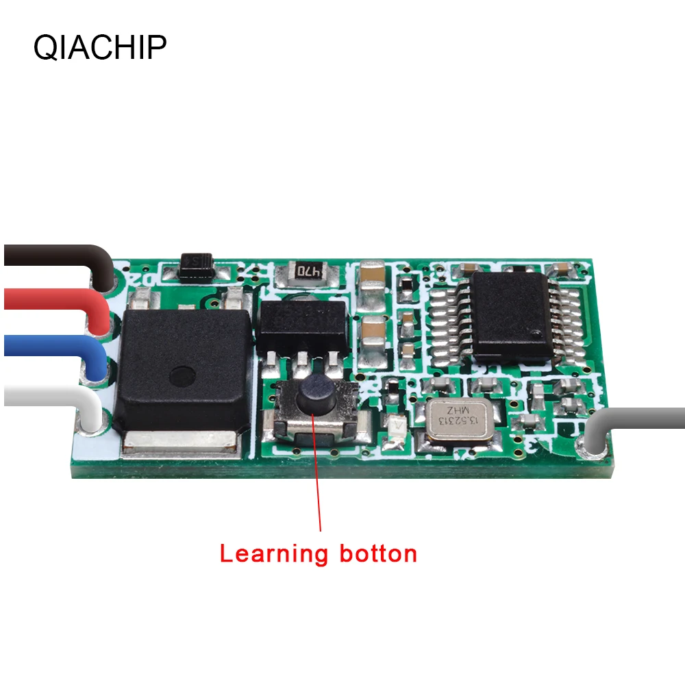 QIACHIP 433 MHz Wireless Remote Control Switch Receiver Module 3.6V 12V 24V and 433 MHz Transmitter Remote Control For Light LED