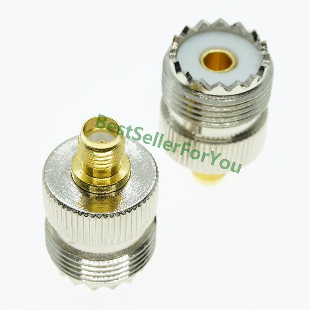 UHF SO239 PL259 TO UHF BNC N SMA SO239 PL259 male female flange mount angle RF Coaxial Coax Connector Adapter Brass Converter