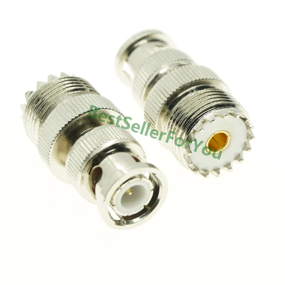 UHF SO239 PL259 TO UHF BNC N SMA SO239 PL259 male female flange mount angle RF Coaxial Coax Connector Adapter Brass Converter