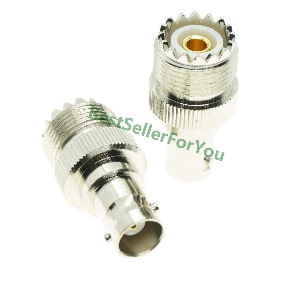 UHF SO239 PL259 TO UHF BNC N SMA SO239 PL259 male female flange mount angle RF Coaxial Coax Connector Adapter Brass Converter