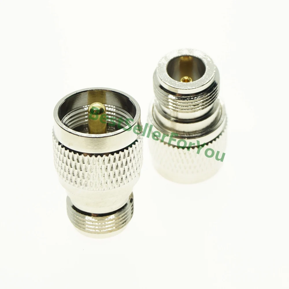 UHF SO239 PL259 TO UHF BNC N SMA SO239 PL259 male female flange mount angle RF Coaxial Coax Connector Adapter Brass Converter