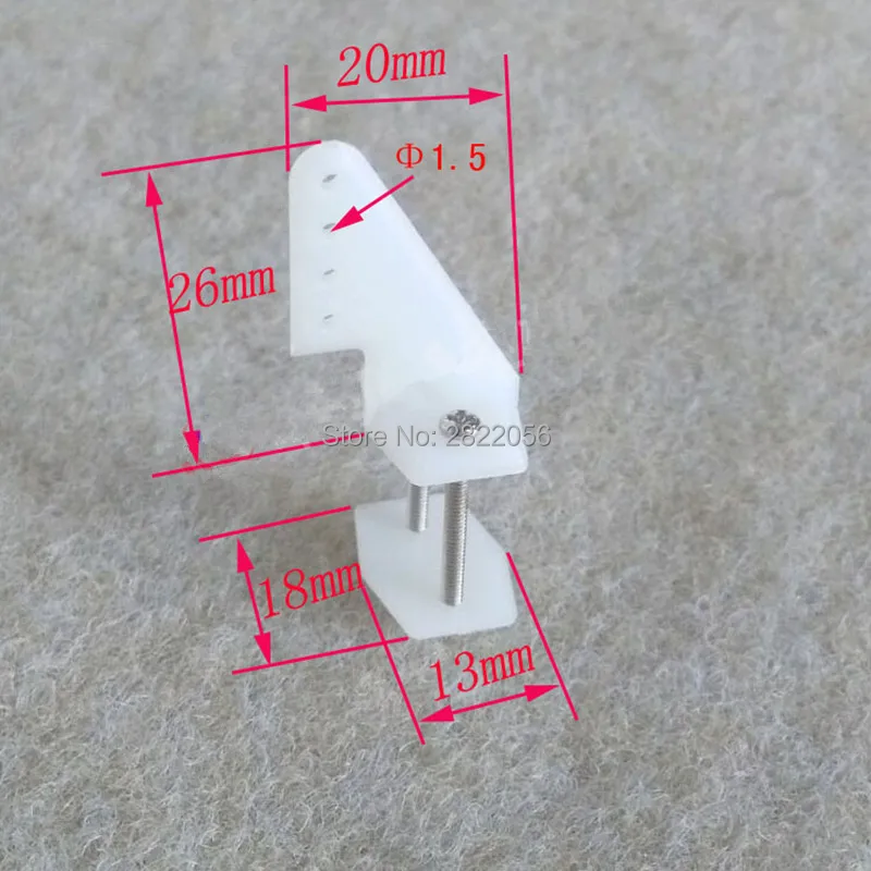 20 Sets/lot With Screws Pin Horns 18x26 4hole L18xW13xH26 RC Airplanes Parts Electric Planes For Aeromodelling RC Parts