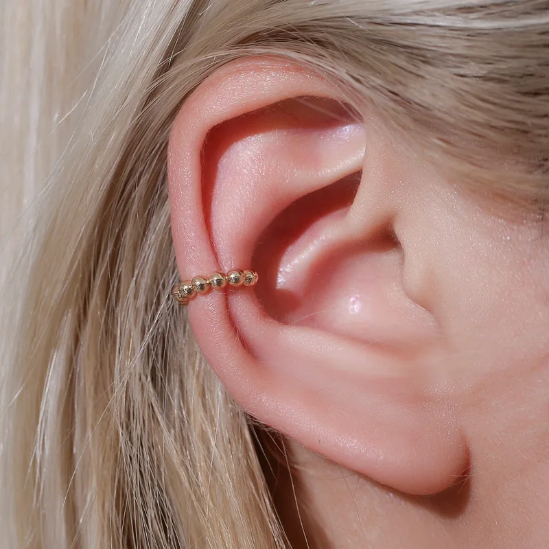1PC Women's Punk Half Circle Ear Cuff Warp Clip Earrings for Women Jewelry Chic Ear Bone clips Gift манжеты серьги