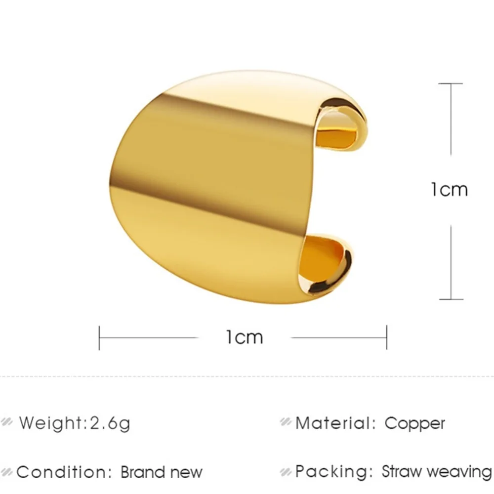 1PC Women's Punk Half Circle Ear Cuff Warp Clip Earrings for Women Jewelry Chic Ear Bone clips Gift манжеты серьги