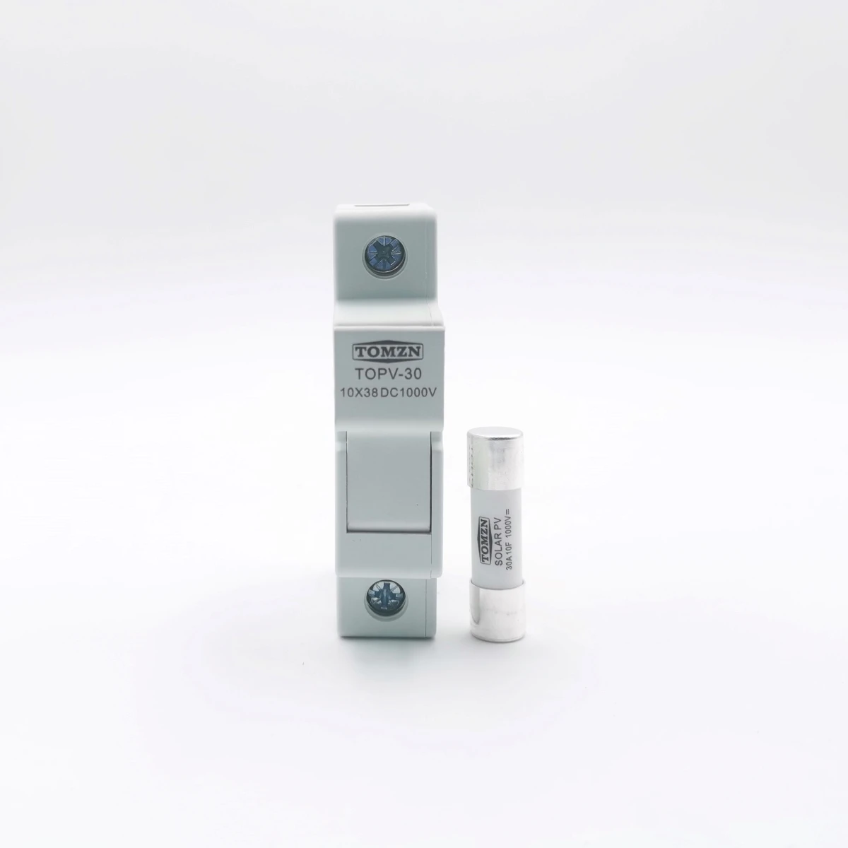 TOMZN Solar PV Fuse Holder DC 1000V PV 3A 6A 10A 15A 16A 20A 25A 30A 32A High Voltage for Solar System Protection Not One Set