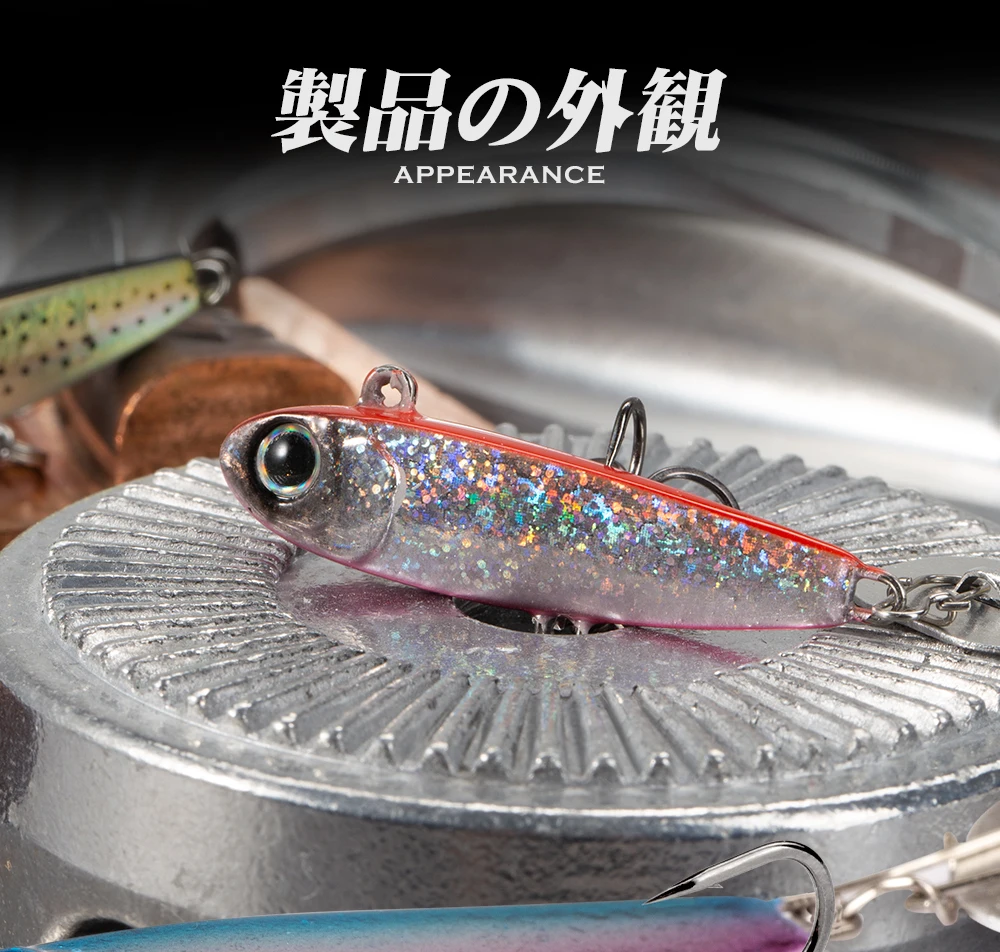 Hunthouse Violent Tail 2.0 Jigging Lure Spoon Sinking Bait Tackle Artificial 10g 18g 24g For Fishing Lure Pike Trout Tackle