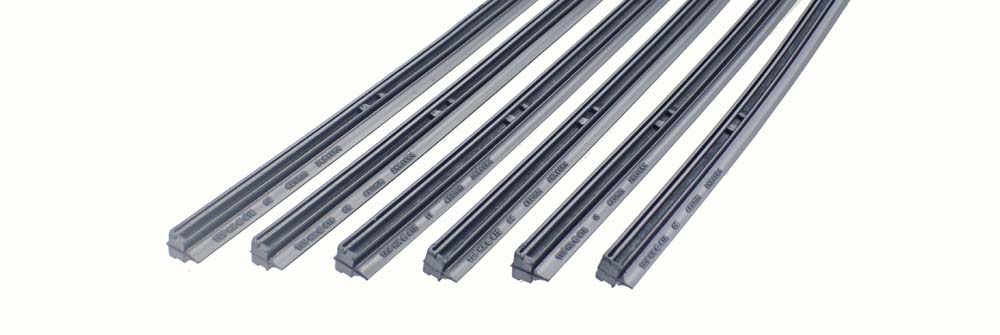 KAWOO Auto Windscreen Car Wiper Blade Strips Vehicle Insert Rubber Strip 14"16"17"18"19"20"21"22"24"26" FR 10mm 1pcs Accessories