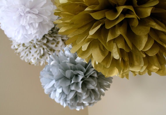 10pcs cute babyshower decoration 15cm 6 inch Tissue Paper Flowers paper pom poms balls lanterns Party Decor Craft Wedding