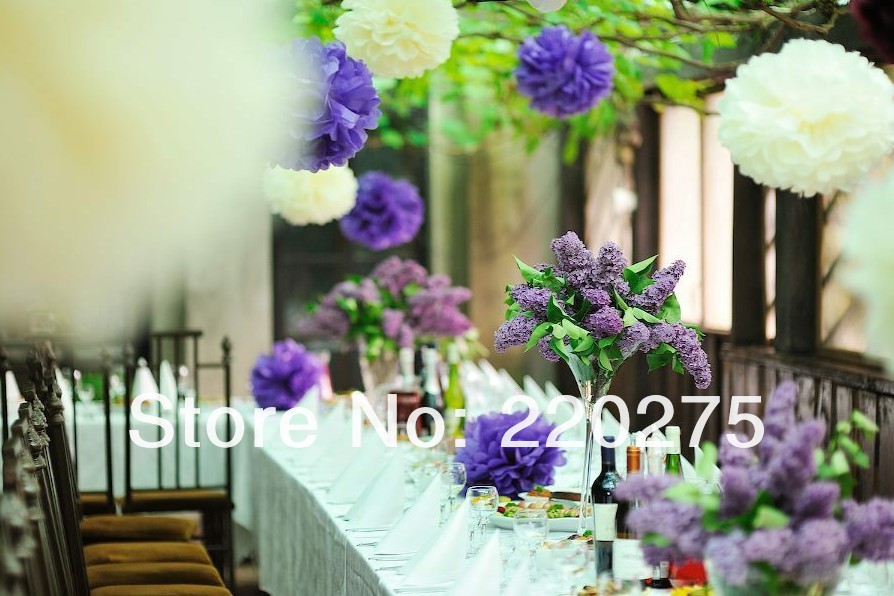 10pcs cute babyshower decoration 15cm 6 inch Tissue Paper Flowers paper pom poms balls lanterns Party Decor Craft Wedding