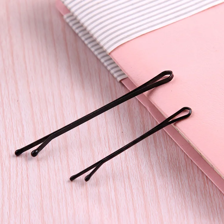 1Pack New High Quality Women Hair Clips Bobby Hair Pins Hairpins Black Wave Straight Barrettes Girls Hair Accessories Wholesale