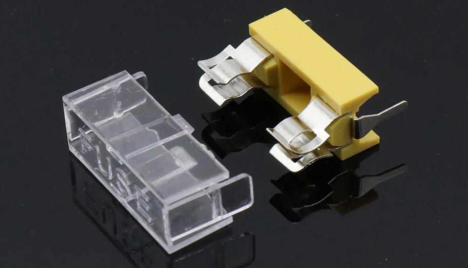 10 pcs Panel Mount PCB Fuse Holder Case w Cover 5x20mm
