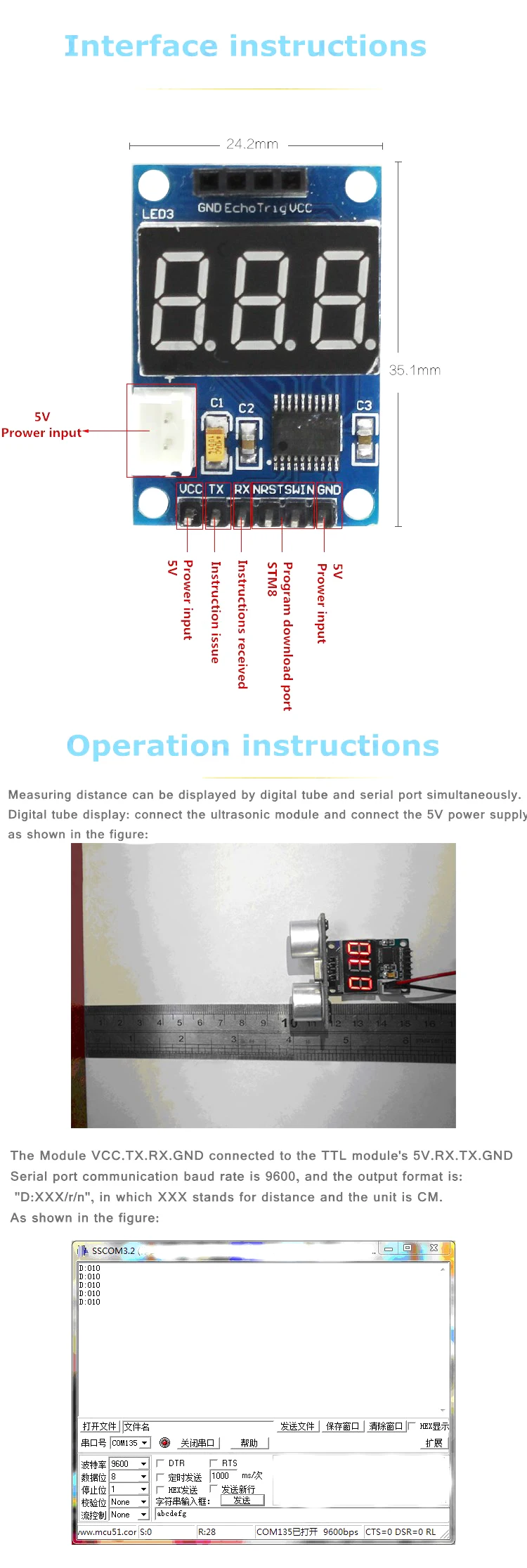 HC-SR04 HCSR04 to world Ultrasonic Wave Detector Ranging Module HC-SR04 HC SR04 HCSR04 Distance Sensor