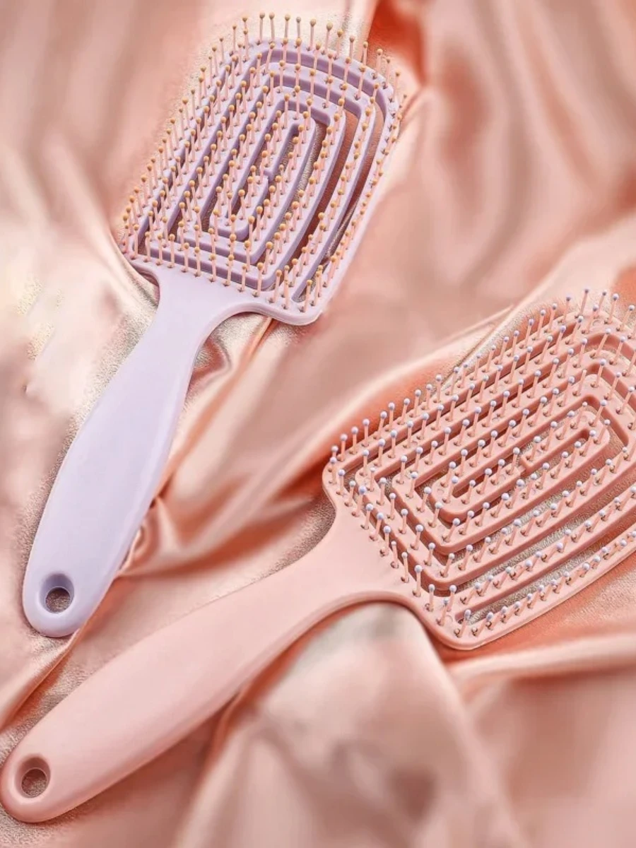 1pcs Anti-static Massage Combs Salon Wet Hair Brush Women's Hairdressing Styling Tools Exfoliating Combs