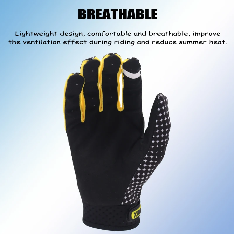 IOQX DH MX BMX MTB Motorcycle Motocross Gloves Off Road Racing Pro Downhill Sport Bike Bicycle Cycling Riding Gloves