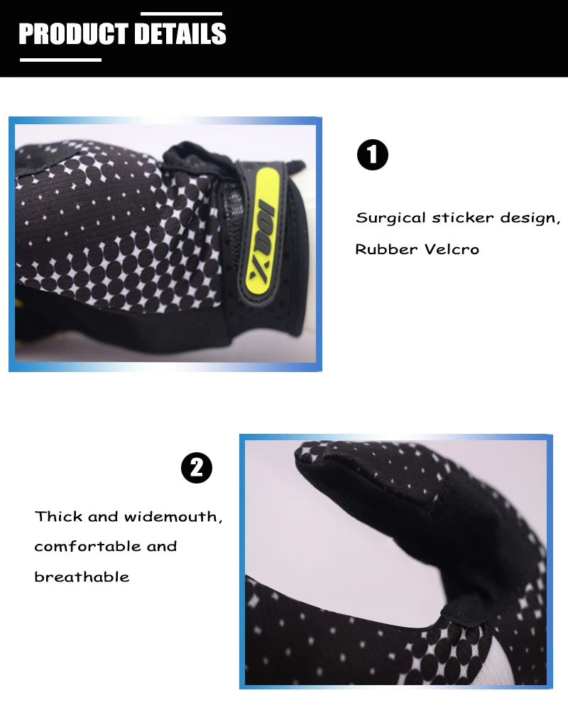 IOQX DH MX BMX MTB Motorcycle Motocross Gloves Off Road Racing Pro Downhill Sport Bike Bicycle Cycling Riding Gloves
