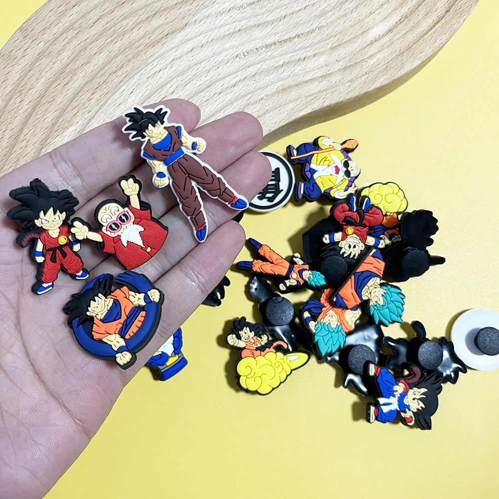 22pcs Dragon Ball Series Shoe Charms for DIY Shoe Decorations Shoe Accessories for Crocs Clog Sandal Decorate Buckle Unisex Gift
