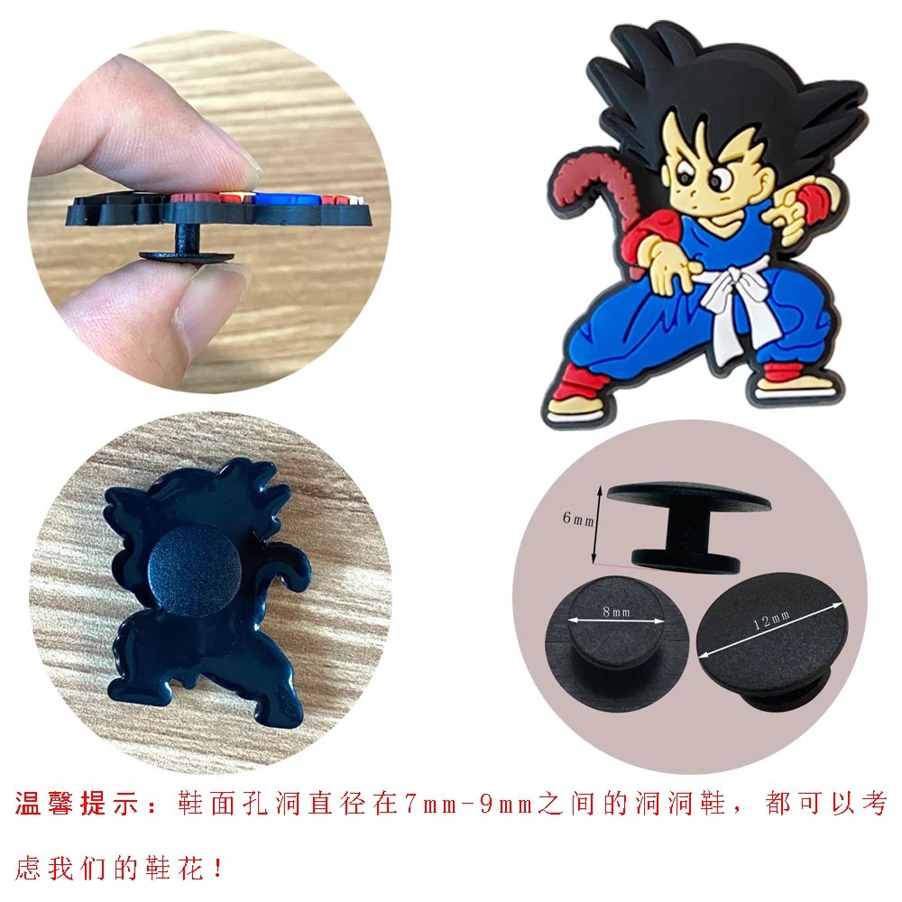 22pcs Dragon Ball Series Shoe Charms for DIY Shoe Decorations Shoe Accessories for Crocs Clog Sandal Decorate Buckle Unisex Gift