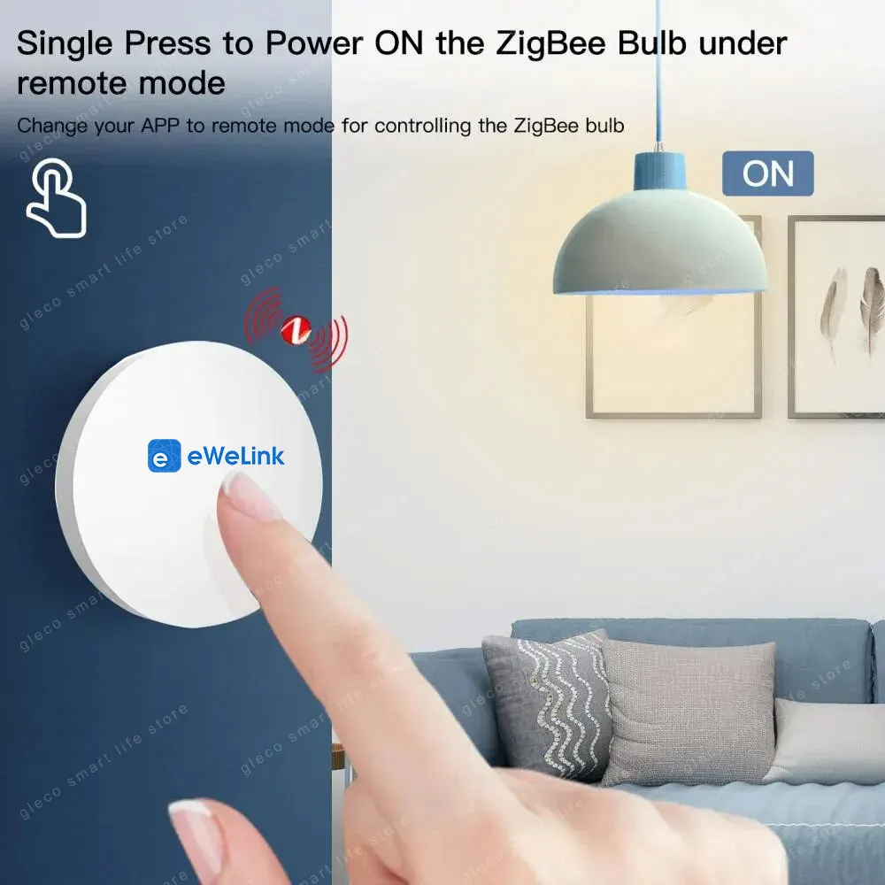 Zigbee Scene Switch Button Wireless Remote One Key Controller Smart Home Automation Scenario For Ewelink Alexa Google 2Mqtt