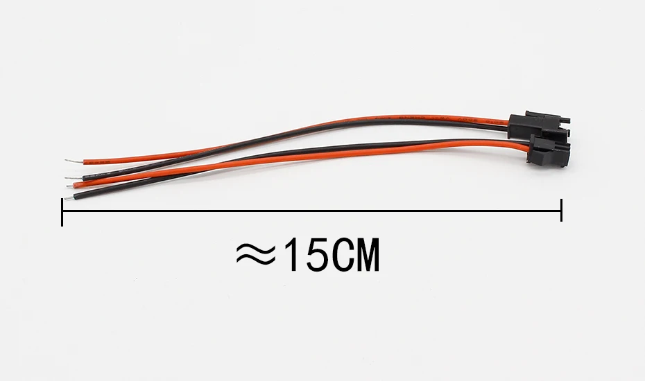 Promotion! 10Pairs 15cm Long JST SM 2Pins Plug Male to Female Wire Connector