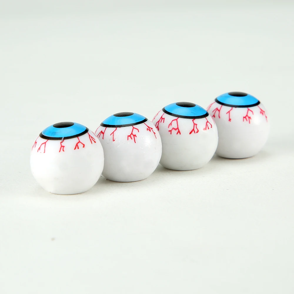 DSYCAR 4Pcs/Lot Eye Ball Wheel Valve Stem Caps Road Bicycle Valve Cap Motor Bike Car Valve Mouth Cover Tyre Air Valve Dust Caps
