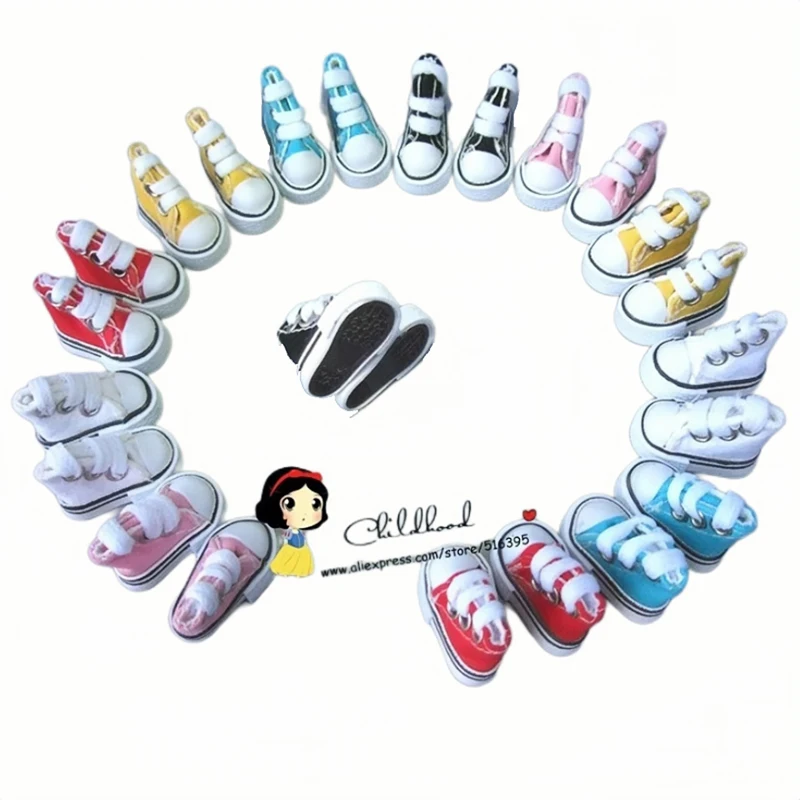3.5cm*2cm*3cm Doll Shoes for Blythe Licca Jb Doll Mini Shoes for Russian Doll 1/6 BJD Sneakers Shoes Boots