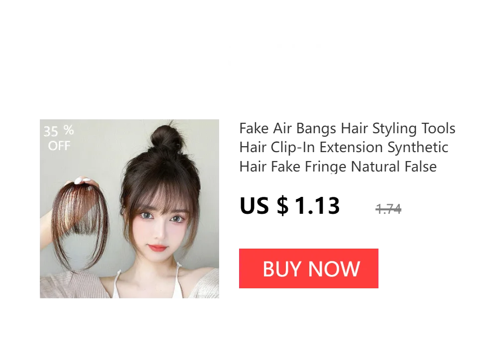 Synthetic Air Bangs Hair Clip-In Extension Heat Resistant Invisible Hairpiece Women Natural Black Bangs Hair Clip Hair Extension