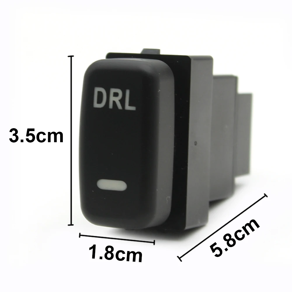 1Pc For Mitsubishi Pajero V73 V93 Lancer Outlander ASX L200 RED LED key switch fog light daytime running DRL Power Switch Button