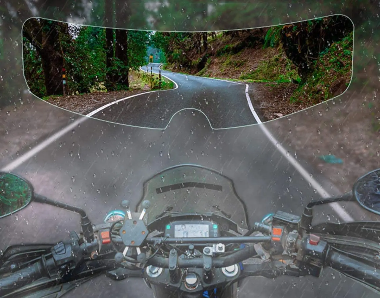 Universal Moto Helmet Anti-fog Patch Film Rainproof Lens Film for Motorcycle Visor Clear Fog Resistant Motor Racing Accessories