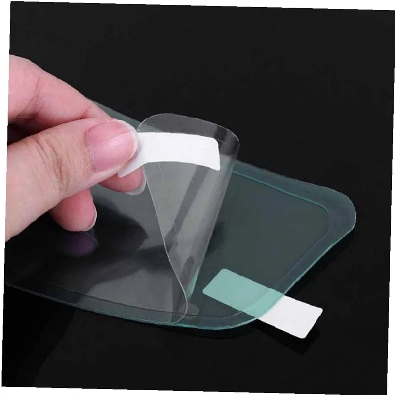 Universal Moto Helmet Anti-fog Patch Film Rainproof Lens Film for Motorcycle Visor Clear Fog Resistant Motor Racing Accessories