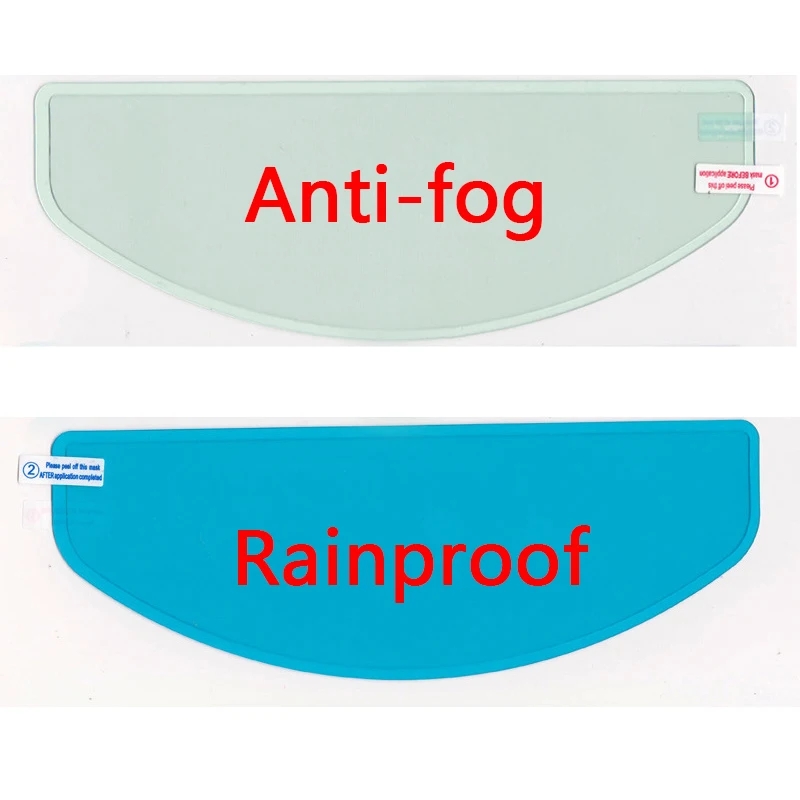 Universal Moto Helmet Anti-fog Patch Film Rainproof Lens Film for Motorcycle Visor Clear Fog Resistant Motor Racing Accessories