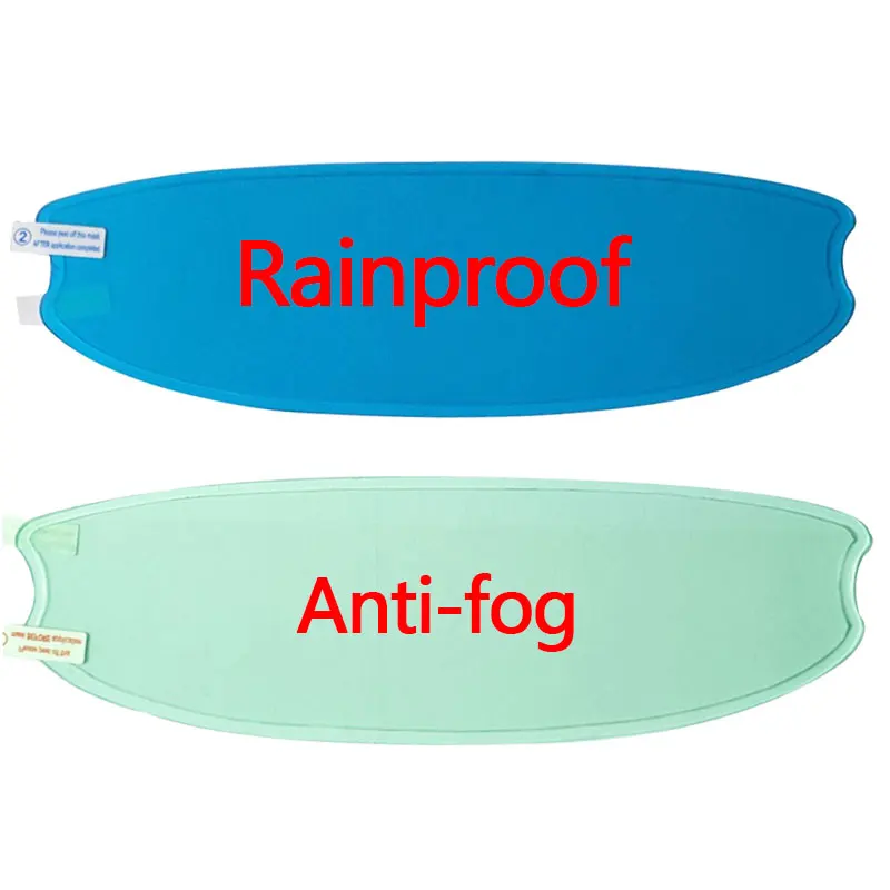 Universal Moto Helmet Anti-fog Patch Film Rainproof Lens Film for Motorcycle Visor Clear Fog Resistant Motor Racing Accessories