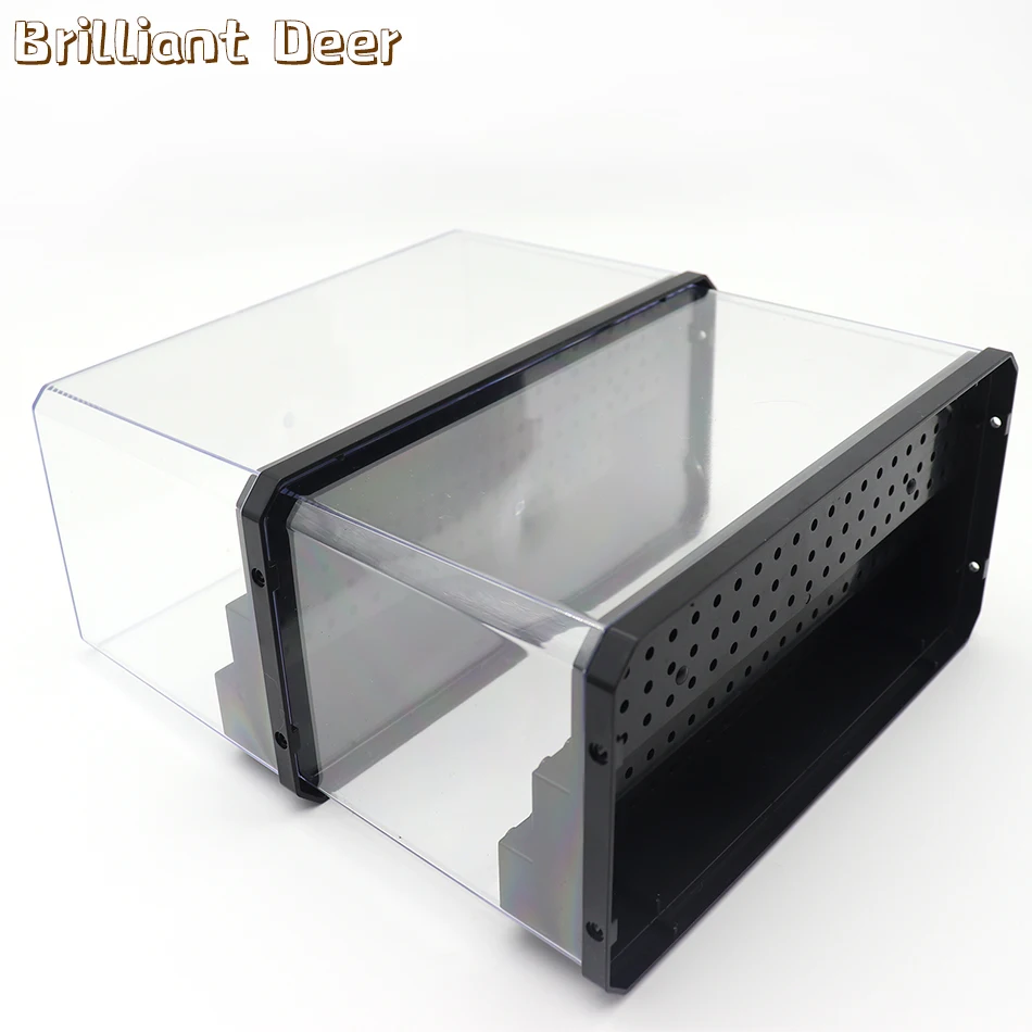 3 Steps Dustproof Acrylic Figures City Car Model Collection Display Box Building Block Storage Plexiglass Showcase Bricks Toys