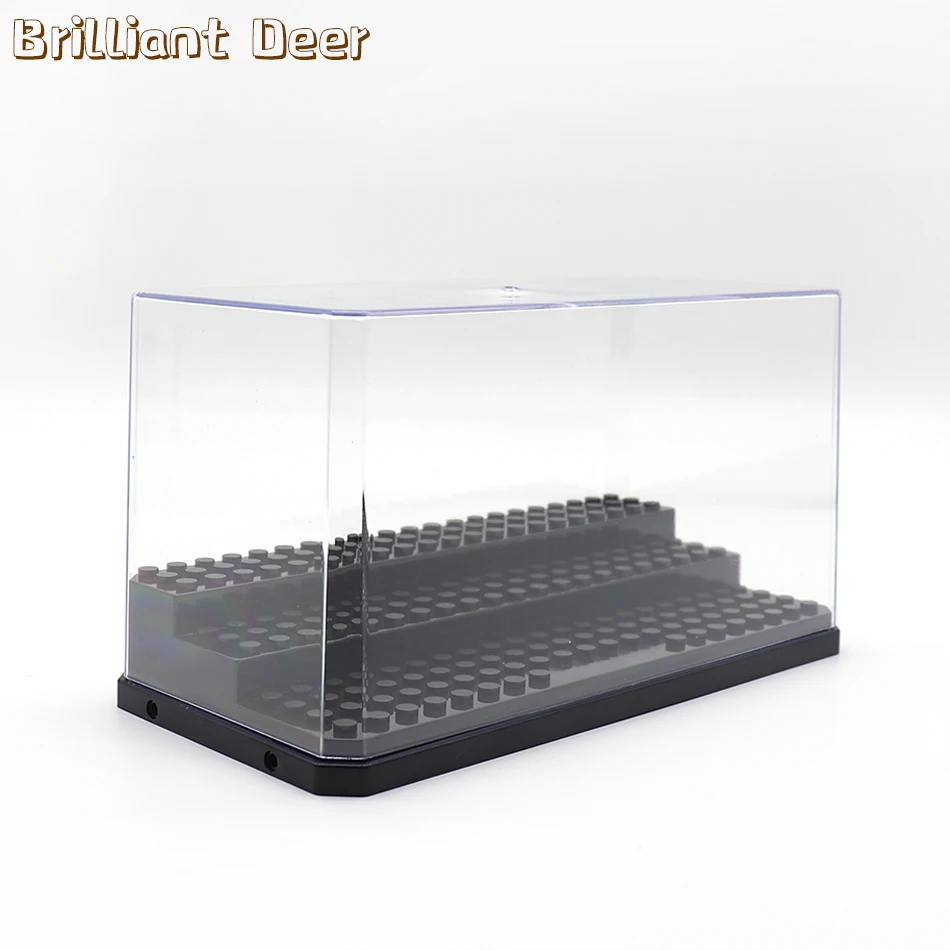 3 Steps Dustproof Acrylic Figures City Car Model Collection Display Box Building Block Storage Plexiglass Showcase Bricks Toys