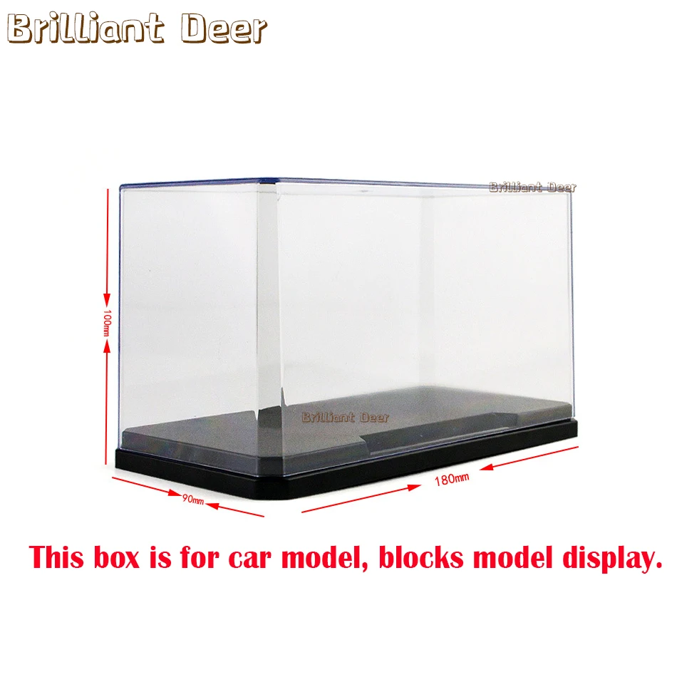 3 Steps Dustproof Acrylic Figures City Car Model Collection Display Box Building Block Storage Plexiglass Showcase Bricks Toys