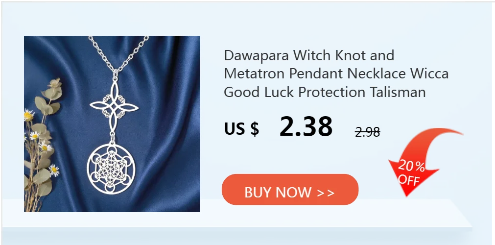 Dawapara Witch Knot Charm Bracelet for Women Celtics Knot Protection Amulet Bead Chain Stainless Steel Witchcraft Wiccan Jewelry