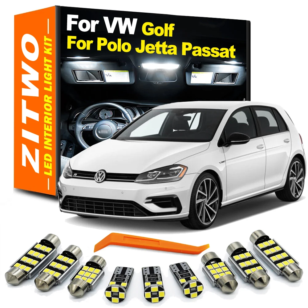 ZITWO No Error LED Interior Light Kit For VW Volkswagen Golf Jetta 3 4 5 6 7 MK4 MK5 MK6 MK7 Passat B5 B6 B7 CC Polo 6R 6C 9N