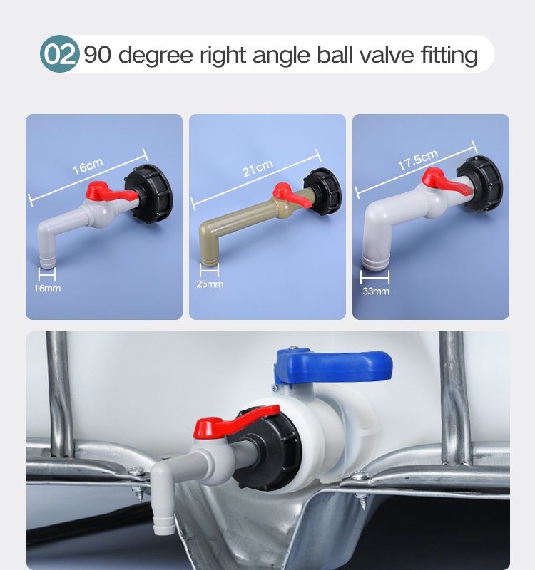 IBC Tank Adapter Water Cube Valve Fittings Garden Irrigation Connector Easy Use Hose Switch Faucets High Quality