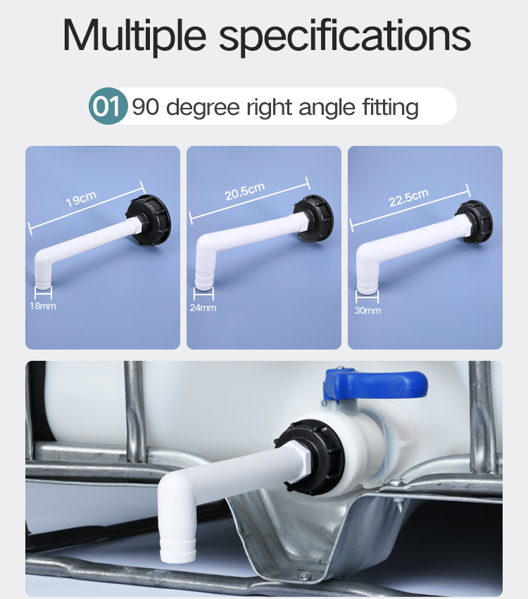 IBC Tank Adapter Water Cube Valve Fittings Garden Irrigation Connector Easy Use Hose Switch Faucets High Quality
