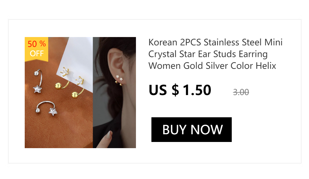 2PCS Tiny Stainless Steel Huggie Small Hoop Earrings For Women Round Circle Punk Unisex Rock Earring Cartilage Piercing Jewelry