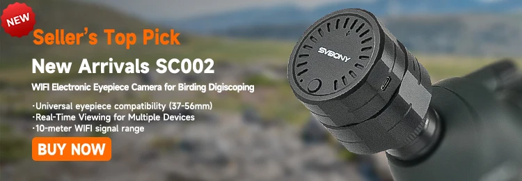Svbony SV28plus 50/60/70mm Spotting Scope Powerful Zoom Telescope Long Range PORRO Prism Suit Archery Target Shooting Camping