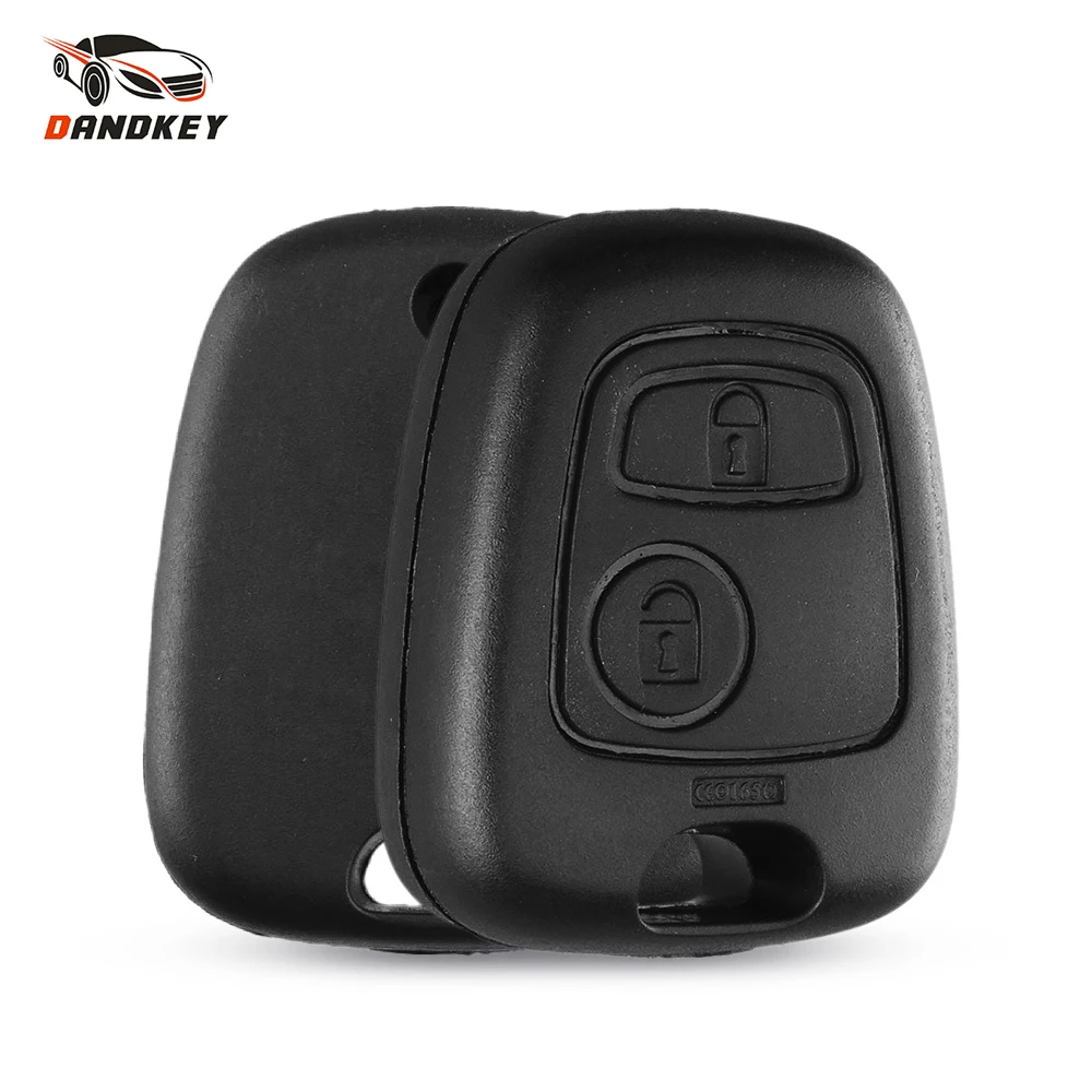 KEYYOU Remote Key Car Key Shell Fob Case Replacement Shell Cover For Citroen C1 C4 For Peugeot 107 207 307 407 206 306 406