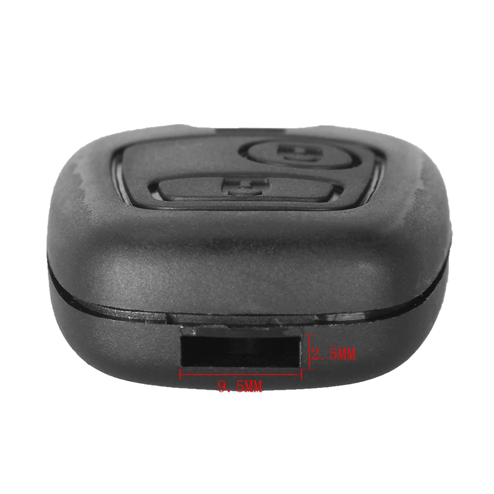 KEYYOU Remote Key Car Key Shell Fob Case Replacement Shell Cover For Citroen C1 C4 For Peugeot 107 207 307 407 206 306 406