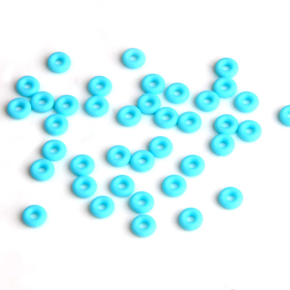 250pcs/lot Multicolor Select Rubber Safety Stopper Silicone Beads Fit European Original Fine Charm Bracelets & Necklaces