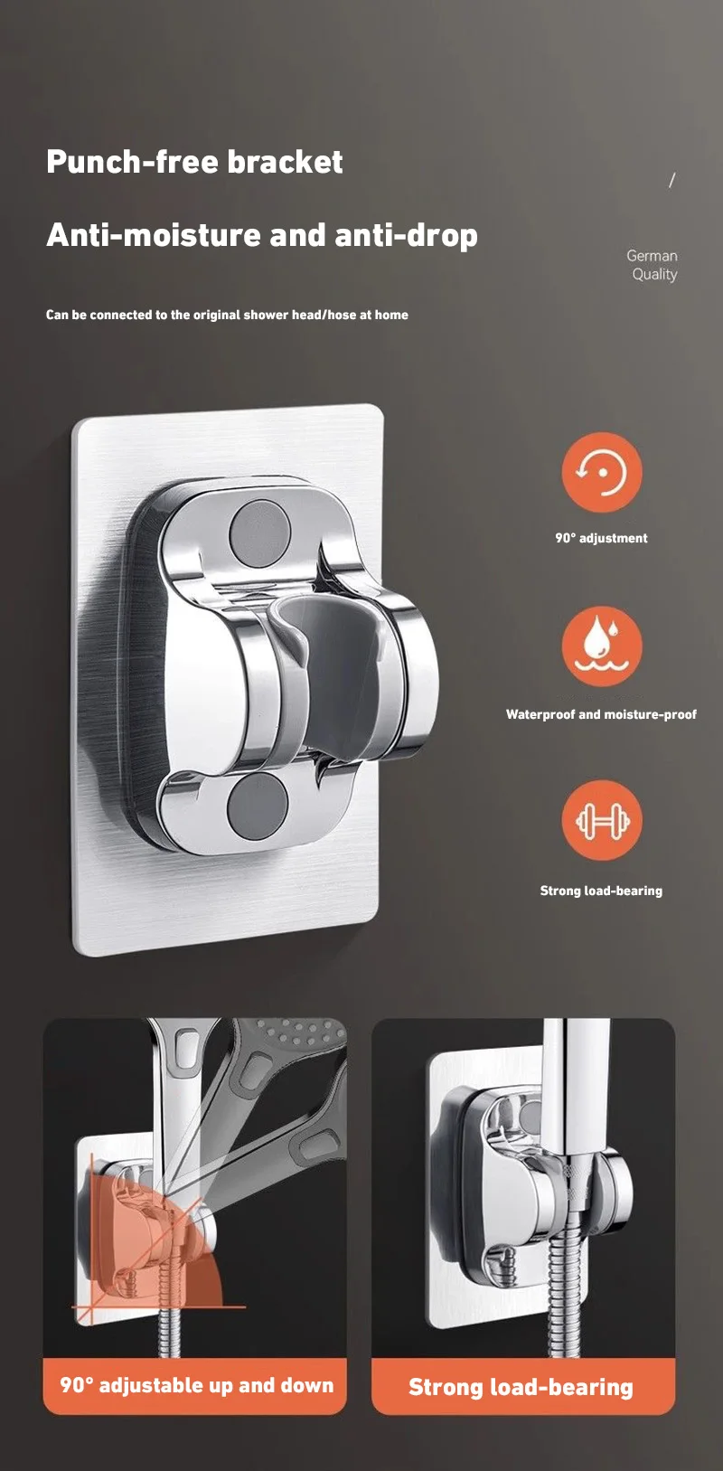 Xiaomi 13cm Large Panel Shower Head Adjustable 3 Modes High Pressure Massage Shower Head Filter Element Bathroom Accessories New