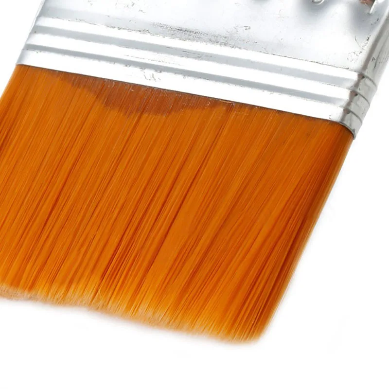 12pcs/Set High quality nylon Mao Banshua oil paint brush artists BBQ brush for painting art Easy To Clean wooden cleaning brush