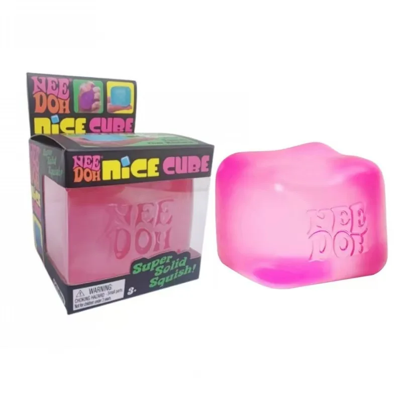 Sensory Stress Reliever Schylling Needoh Nice Cube Fidget Tool Desk Sensory Cube For Anxiety Focus Adults Kids