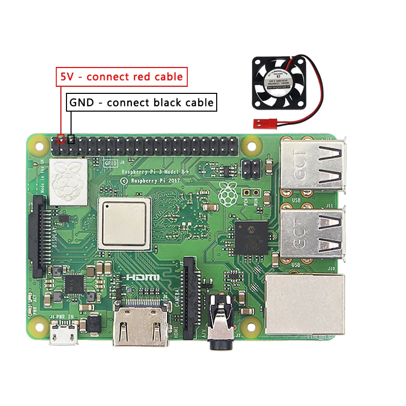 Acrylic Case for Raspberry Pi 3 Model B+ 3B Transparent Box Cover Shell Optional Cooling Fan for Raspberry Pi 3B+