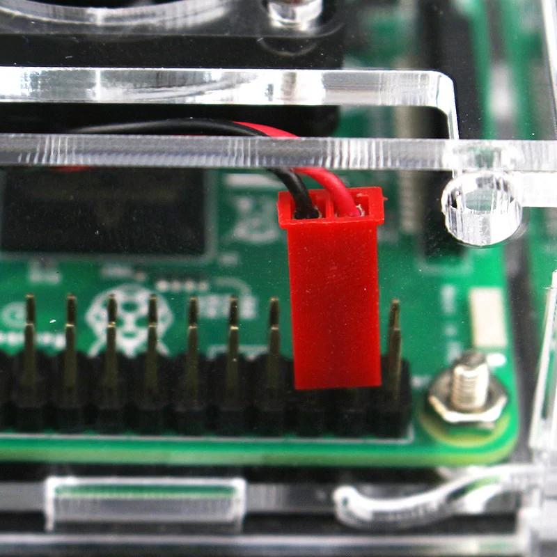 Acrylic Case for Raspberry Pi 3 Model B+ 3B Transparent Box Cover Shell Optional Cooling Fan for Raspberry Pi 3B+