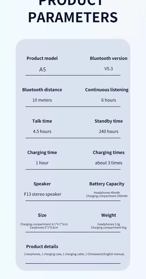 TWS Pro 5 Wireless Bluetooth Earphones Headphones ANC Noise Reduction Earbuds HiFi Sound Low Latency for IPhone Android