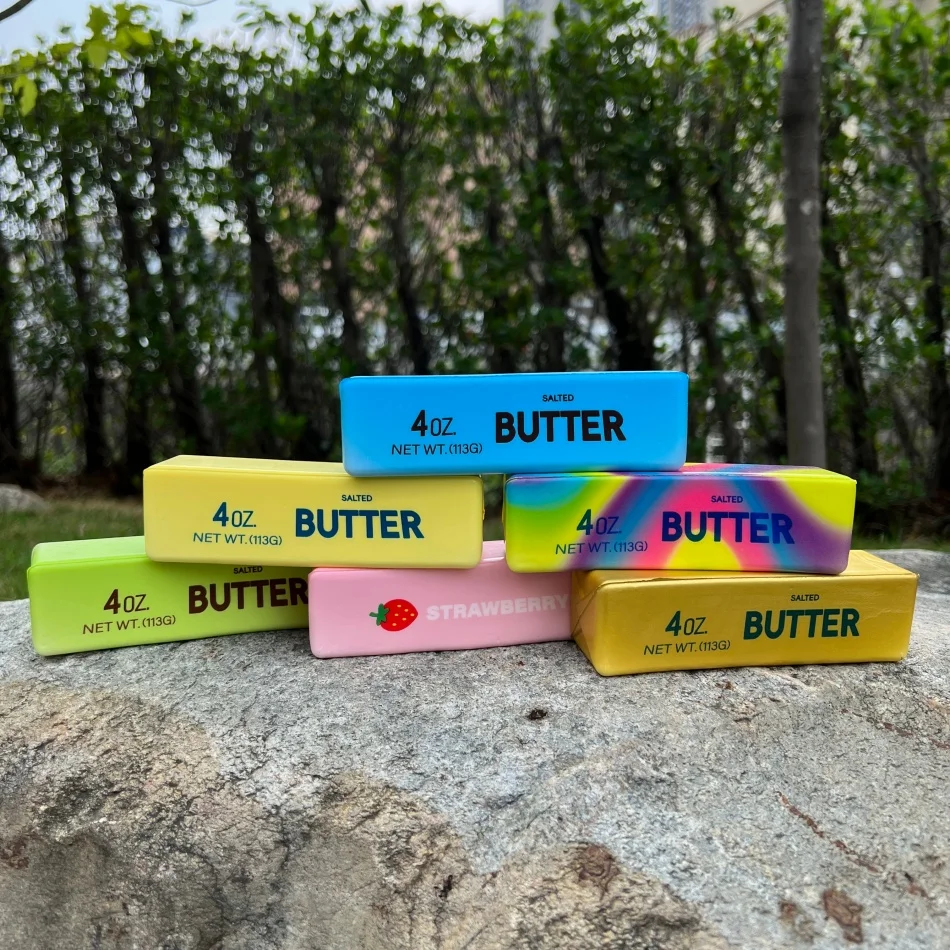 Squishy Super Big Butter Stick Slow Rising Fidget Toy Giant Butters Sticks Moist Squeeze Toy for Adults Kids Autism Girls Gifts